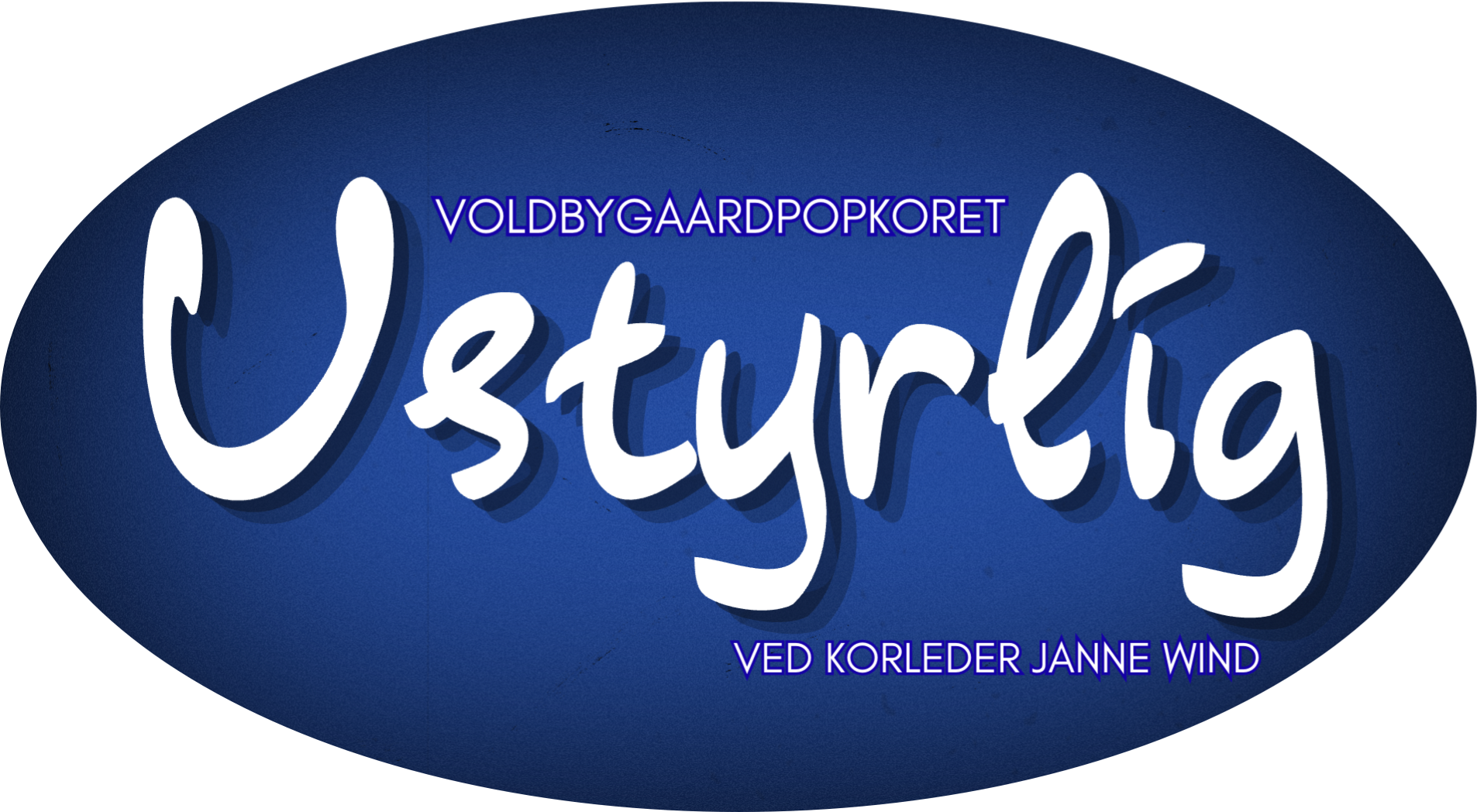 USTYRLIG logo-sticker