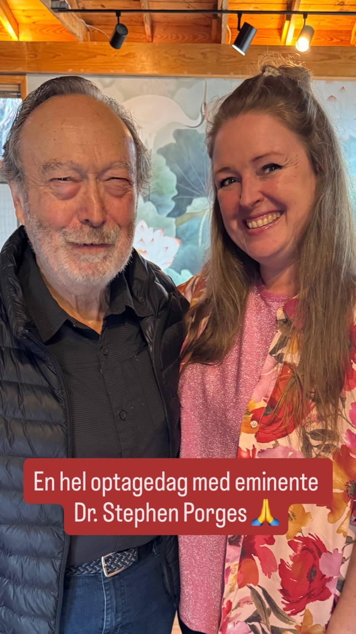 Janne Wind sammen med Stephen Porges, polyvagal-forskeren · Florida 2026