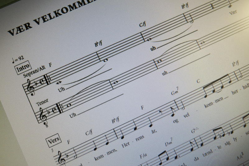 Vær velkommen, Herrens år (advent) (F) (Download simpelt kor-arrangement S-A-T) - Billede 2