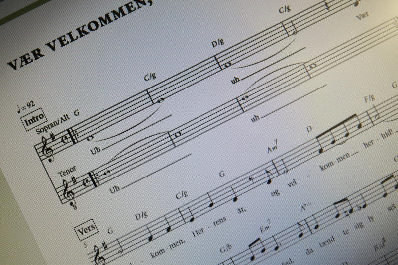 Vær velkommen, Herrens år (advent) (G) (Download simpelt kor-arrangement S-A-T) - Billede 2