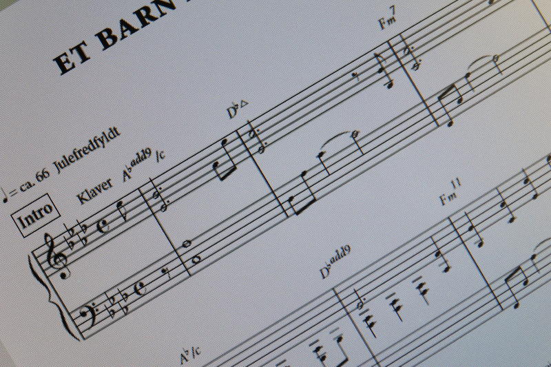Et barn er født i Betlehem (Ab) (Download kor-arrangement S-A-T) - Billede 2