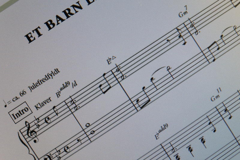 Et barn er født i Betlehem (Bb) (Download kor-arrangement S-A-T) - Billede 2