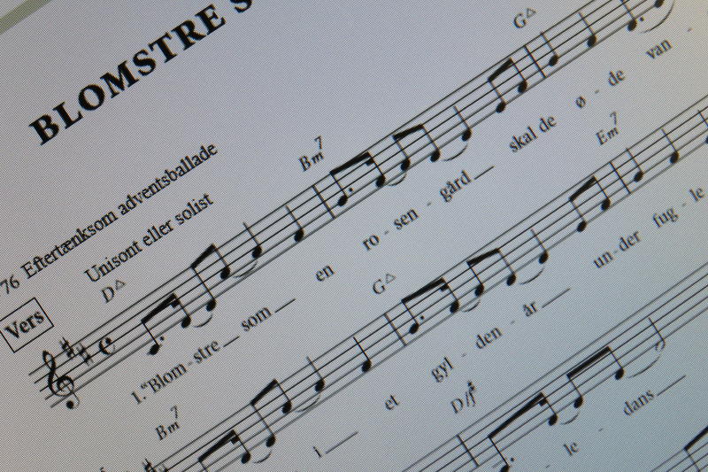 Blomstre som en rosengård (D) (Download kor-arrangement S-A-T) - Billede 2