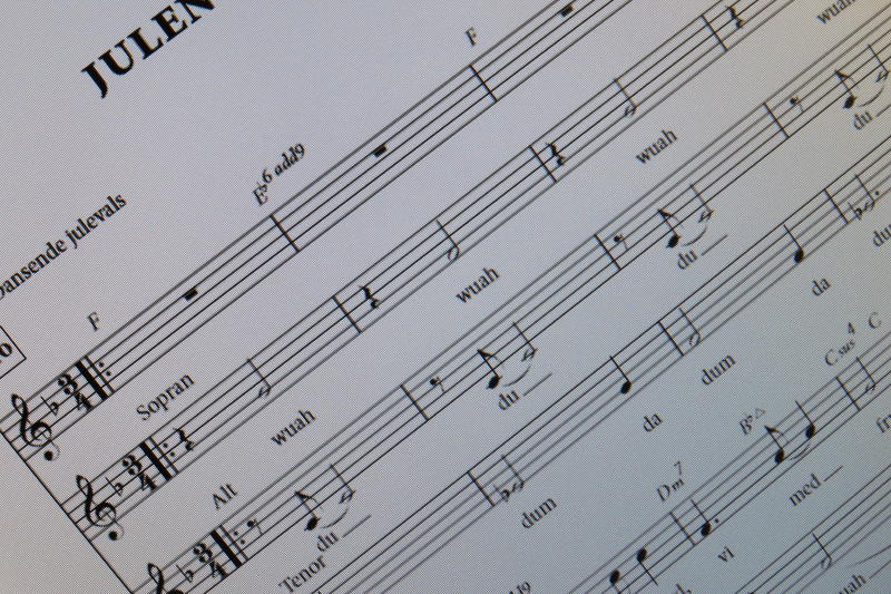 Julen har englelyd (F) (Download kor-arrangement S-A-T) - Billede 2